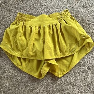 Lululemon Hotty hot shirts Yellow